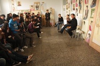 艺术系召开2008级绘画班学生外出写生准备工作会