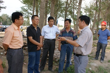 校党委副书记王贵印再次到米乐mile官方网站视察工作