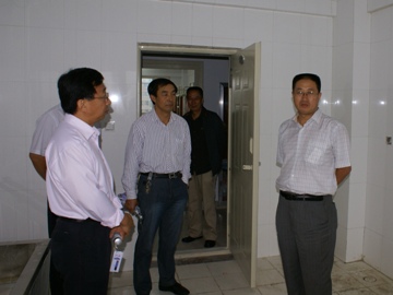 校领导视察米乐mile官方网站迎新工作