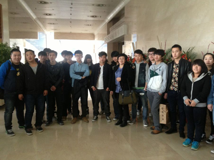 艺术教学部2012级设计专业组织教学参观