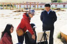 米乐官网领导赴写生基地看望慰问写生师生